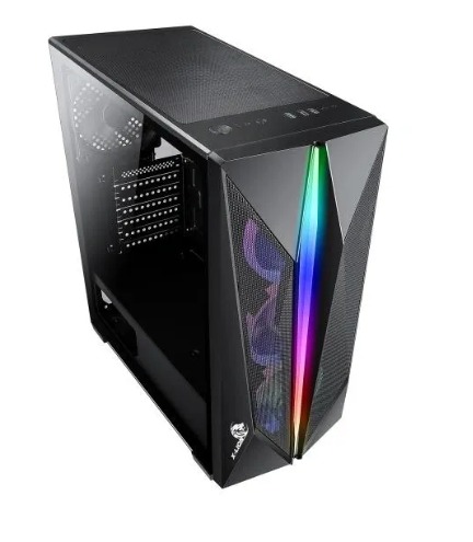X-LION HD-530 / CAJA ATX / 1X VIDRIO TEMPLADO LATERAL / 3X ABANICO 120MM RGB